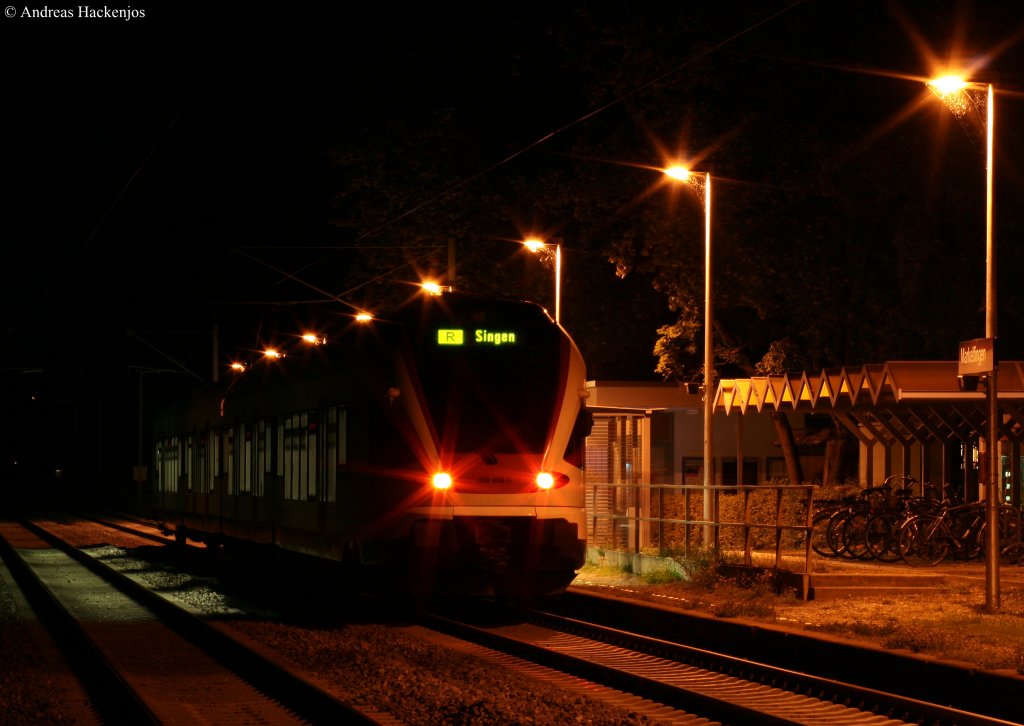 526 658-0 als SBB79866 (Konstanz-Singen(Hohentwiel)) beim Halt in Markelfingen 10.9.09