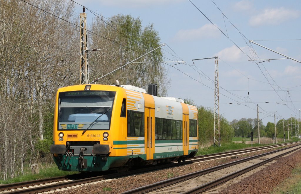 5.5.2013 R�dnitz. ODEG nach Berlin-Lichtenberg passiert Km 27.4
