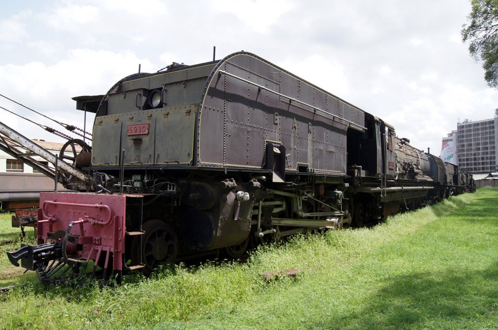 5930 (Mount Shengena) am 2.6.2012 im Eisenbahnmuseum Nairobi.