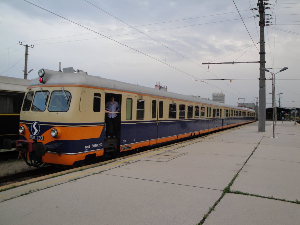 6030.203 ist gerade aus Linz in Wien Heiligenstadt angekommen; 29.5.10