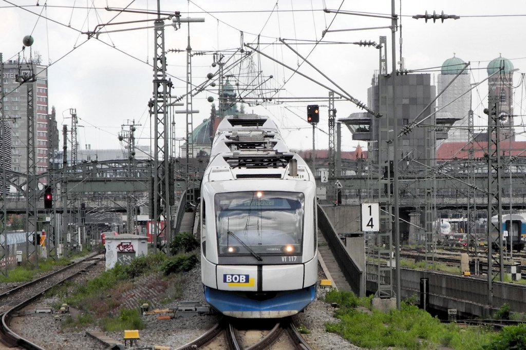 609 117 am 13.05.12 an Donnersbergerbrcke in Mnchen