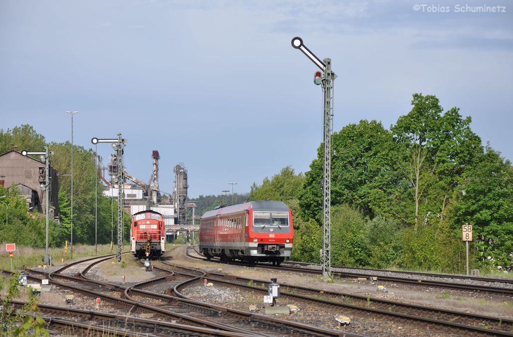 610 014 + 294 598 am 18.05.2012 in Sulzbach-Rosenberg-Htte