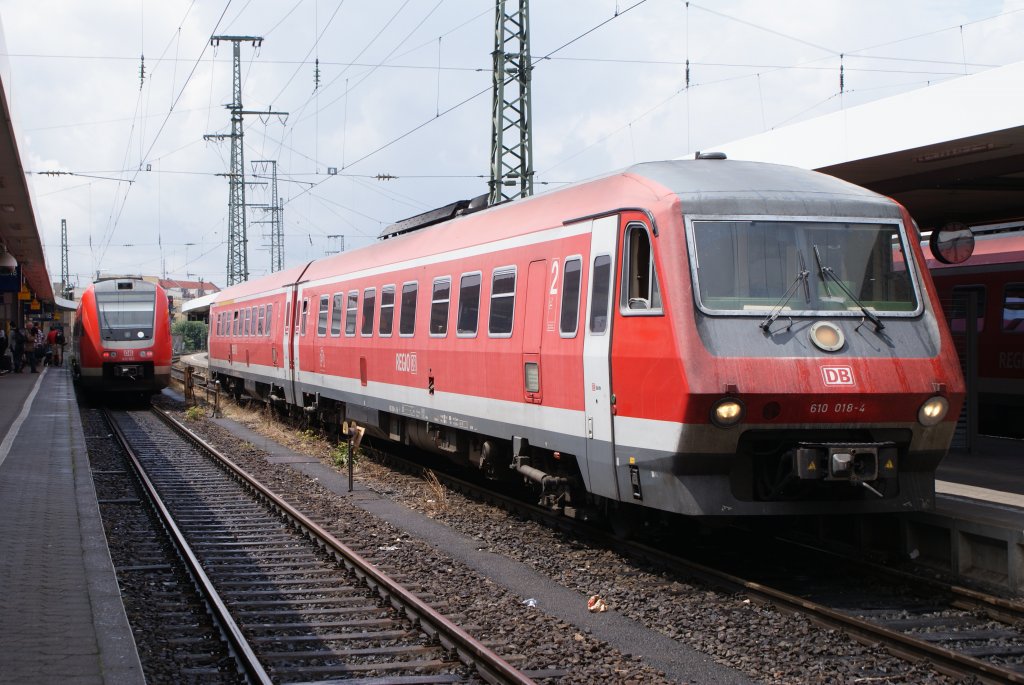 610 018-4 in N�rnberg Hbf am 06.07.09