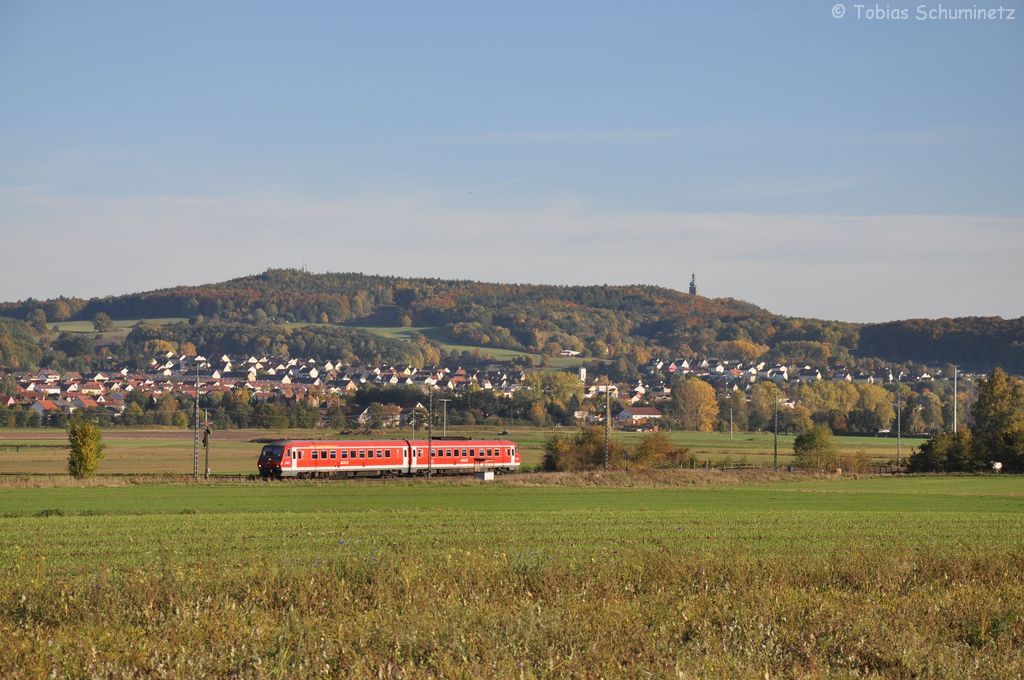 610 0XX als RE3564 am 19.10.2012 in Luitpoldhtte
