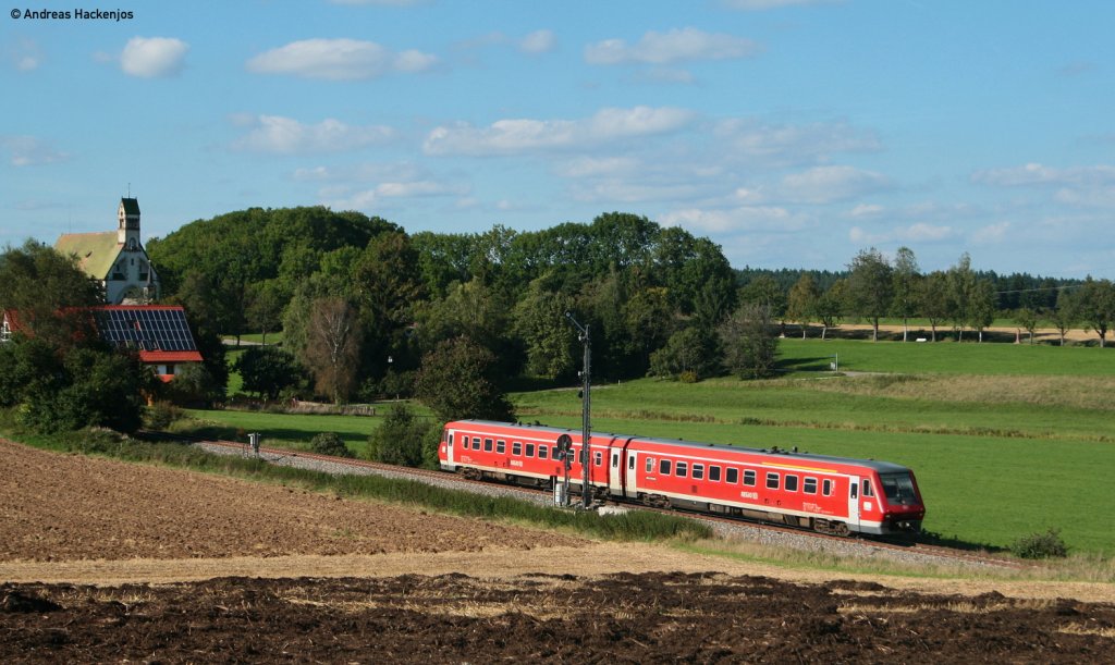 611 *** als RE 3217(Neustadt(Schwarzw)-Ulm Hbf) bei Lffingen 11.9.10