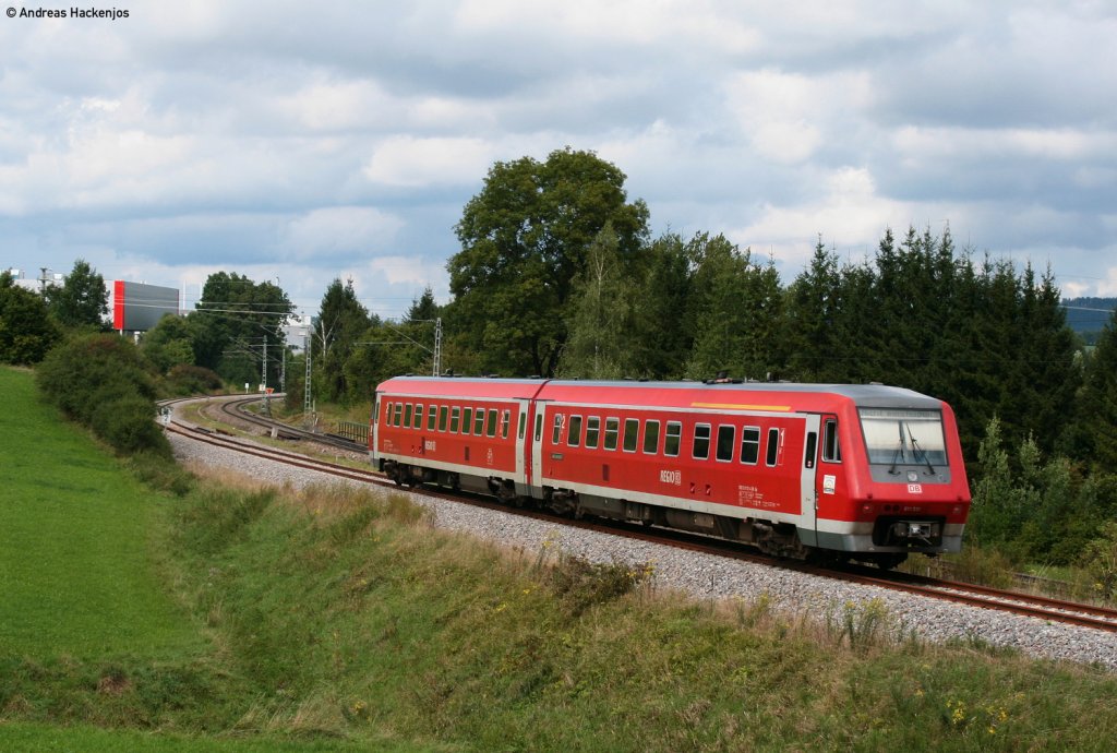611 031-6  als RE 22306 (Neustadt(Schwarzw)-Rottweil) bei Rottweil 28.8.10