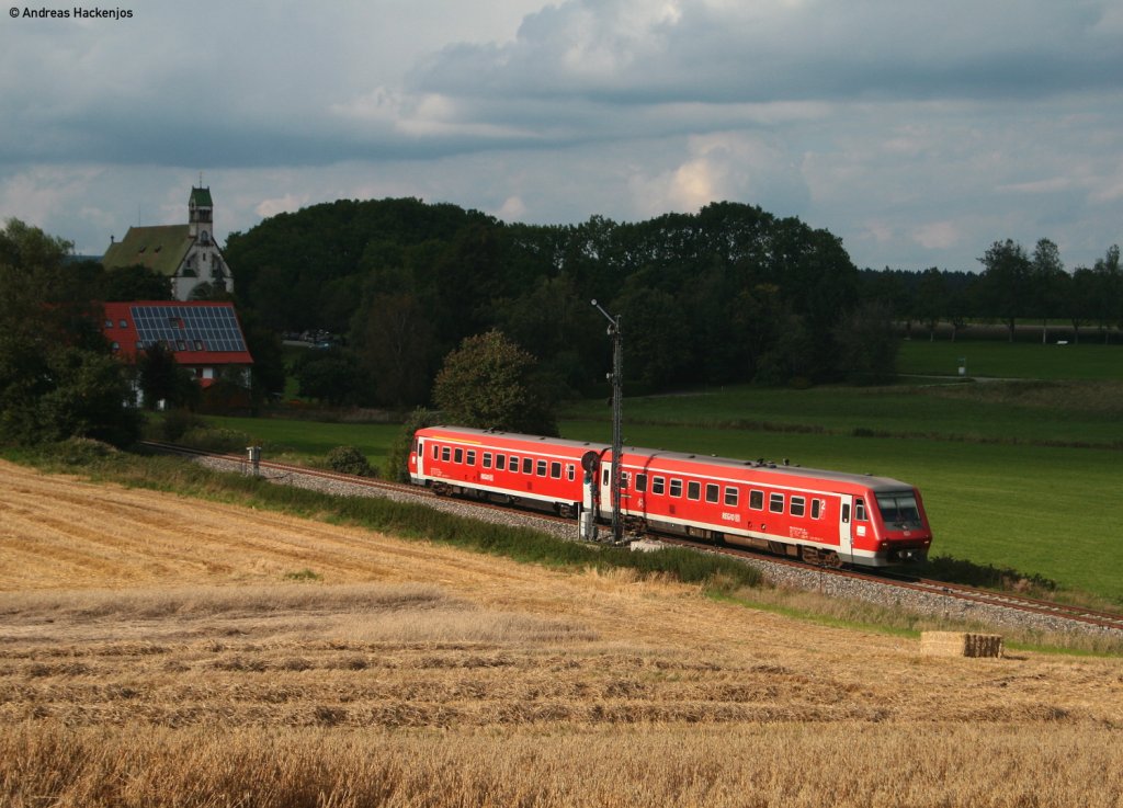 611 034-0 als RE 3217 (Neustadt(Schwarzw)-Ulm Hbf) bei Lffingen 4.9.10