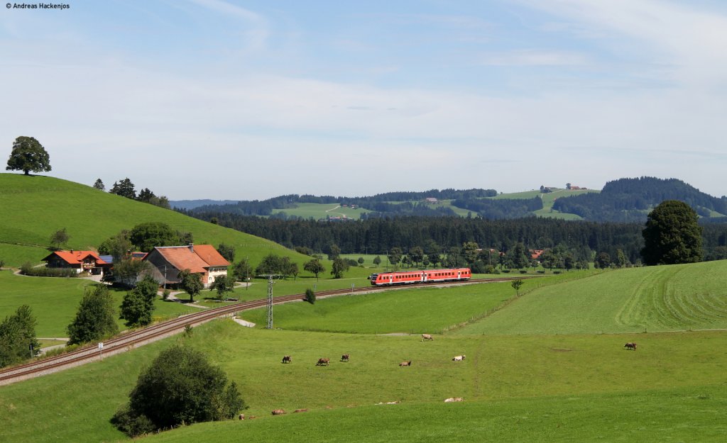 612 *** als RE 3183 (Nrnberg Hbf-Nrnberg Hbf) (?)  bei Heimhofen 11.8.11