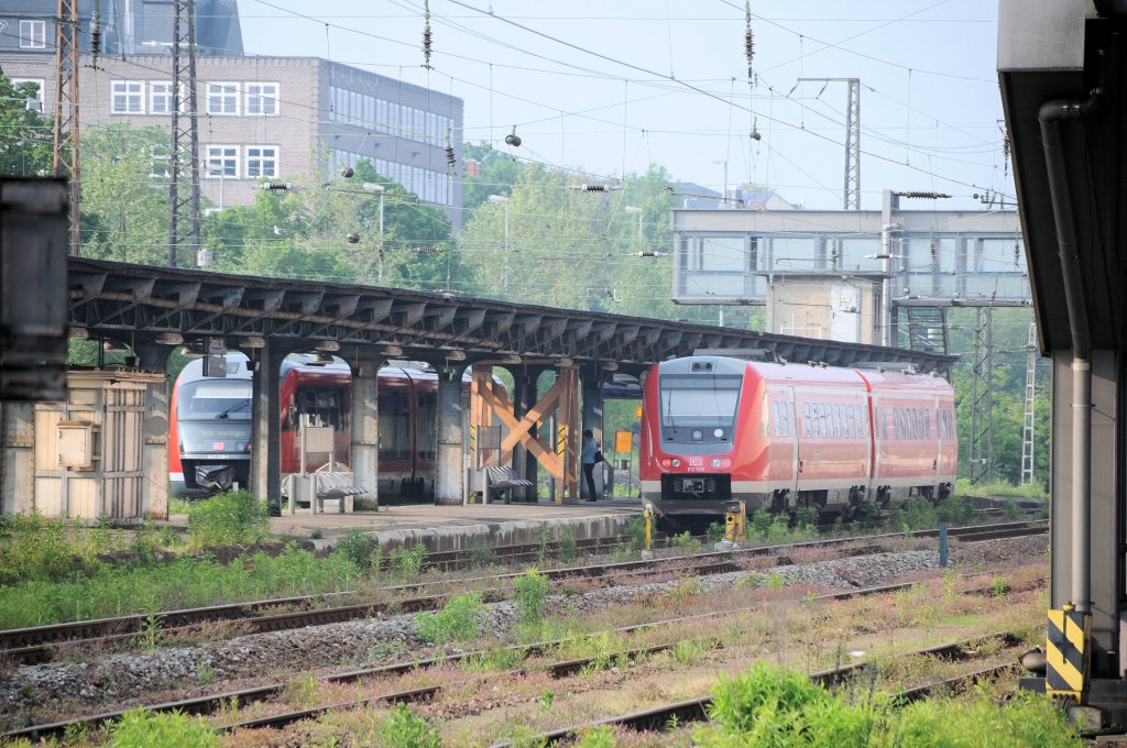 612 025 am 27.05.10 als RE nach Gttingen in Chemnitz