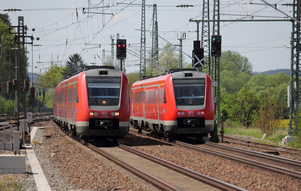 612 656 begegnet 612 169 in Hochstadt/ Marktzeuln am 05.05.2012.