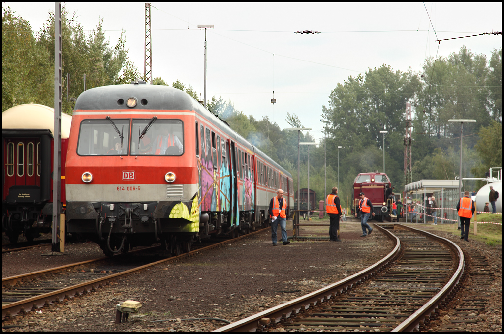 614 006 aus Nrnberg auf dem Betriebsfest in Osnabrck