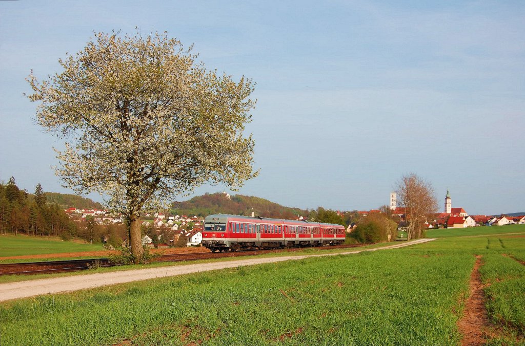 614 039 / 040 am 29.04.2010 bei Sulzbach-Rosenberg (Bild wurde gerade gedreht)