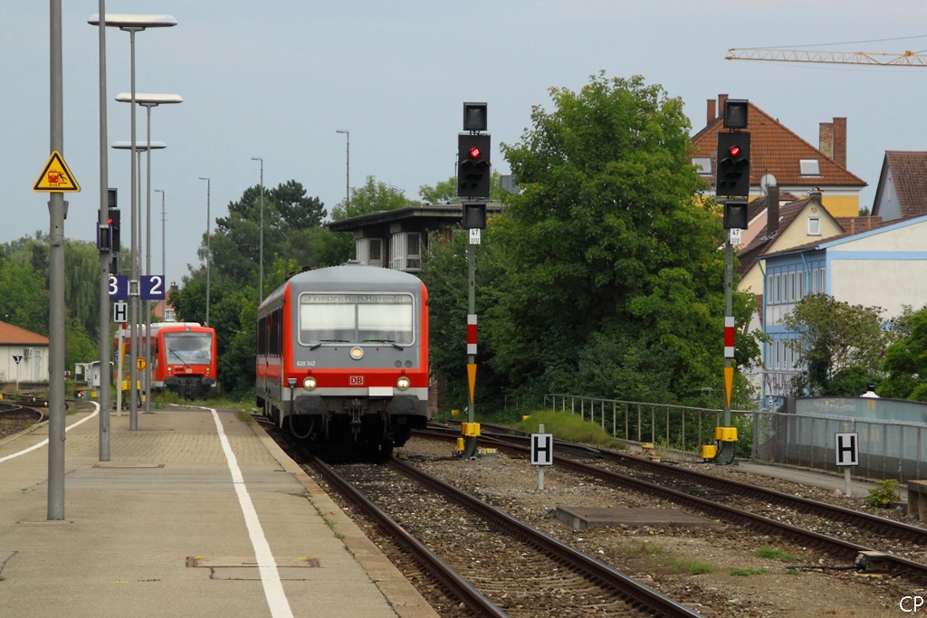 628 342 bei der Einfahrt in Friedrichshafen Stadt. (23.8.2010)