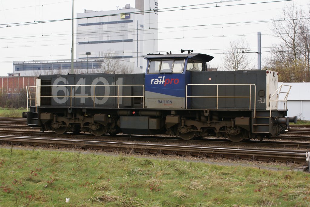 6401 Railpro/Railion Amsterdam Westhaven 28-11-2007