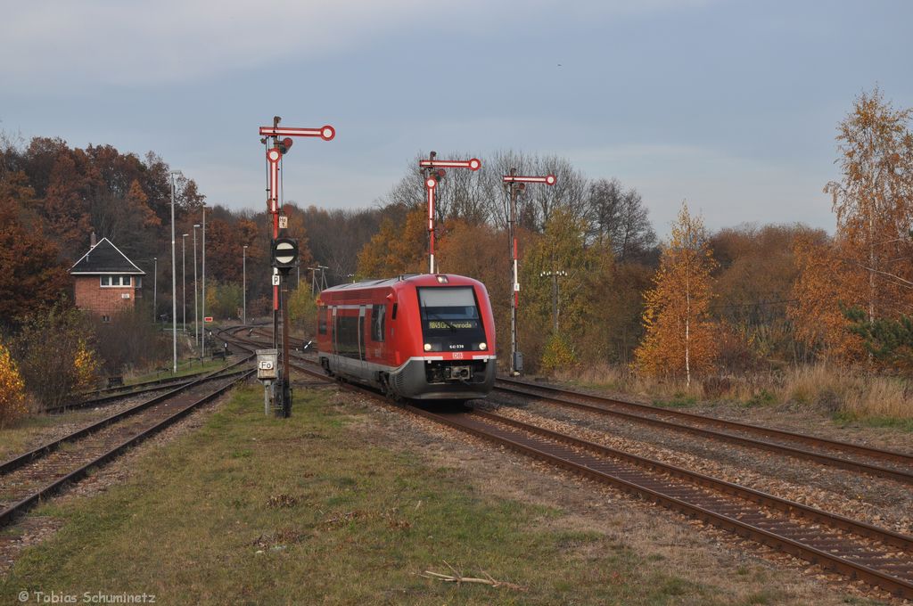 641 038 am 05.11.2011 als RB in Georgenthal