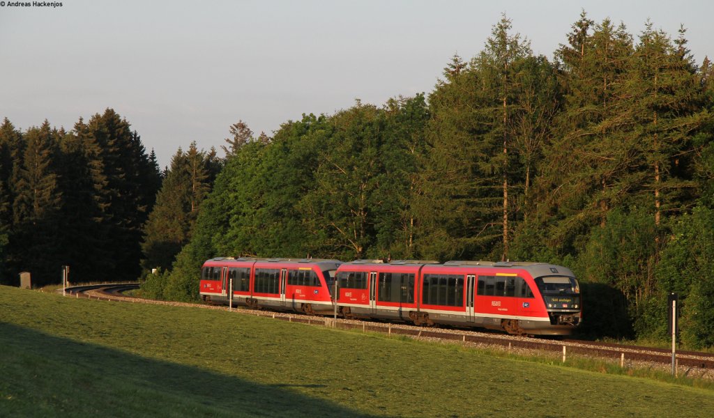 642 088-9 und 086-2 als Lr bei Gnzach 17.6.12