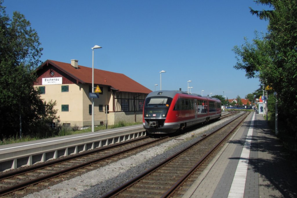 642 113 als RB nach Nrnberg-Nordost am 16.07.2011 in Eschenau.