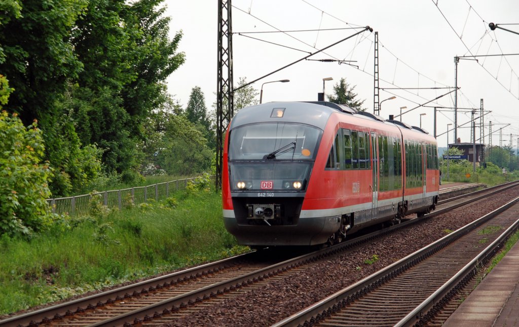 642 140 durchf�hrt am 29.05.10 O�mannstedt Richtung Apolda.