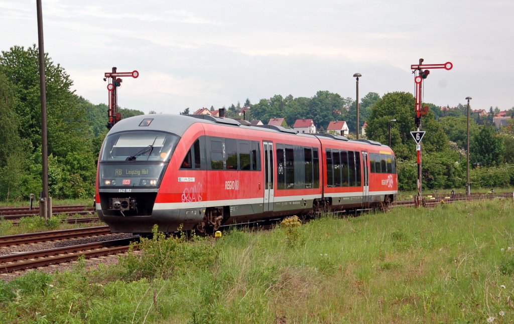 642 182 erreicht am 15.05.11 aus Mei�en kommend Nossen.