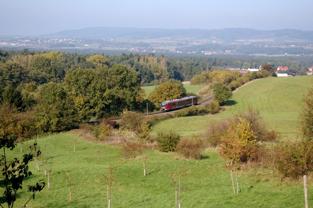 642 xxx als RB 58730 Grfenberg-Nrnberg-Nordost am 23.10.2011 bei Kalchreuth.