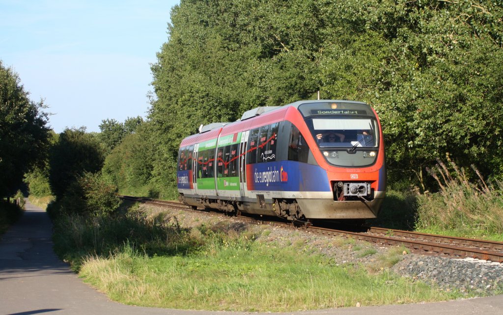 643 212 als Sonderfahrt nach Stolberg-Breinig am 09.09.12
