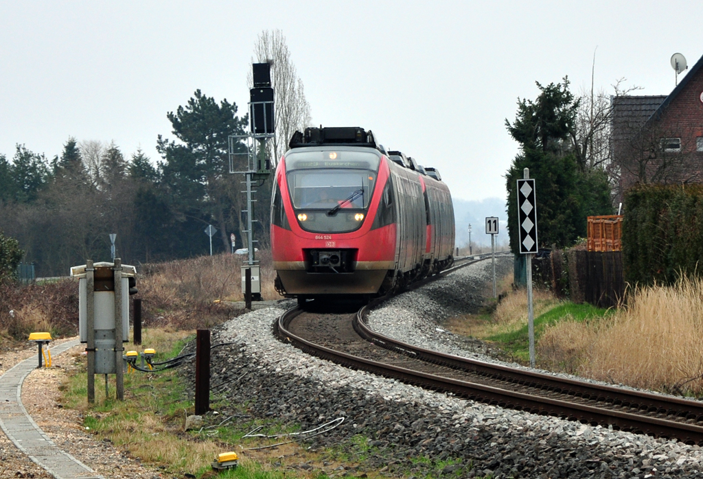 644 524 RB23 von Bonn nach Euskirchen, bei Odendorf 14.03.2012