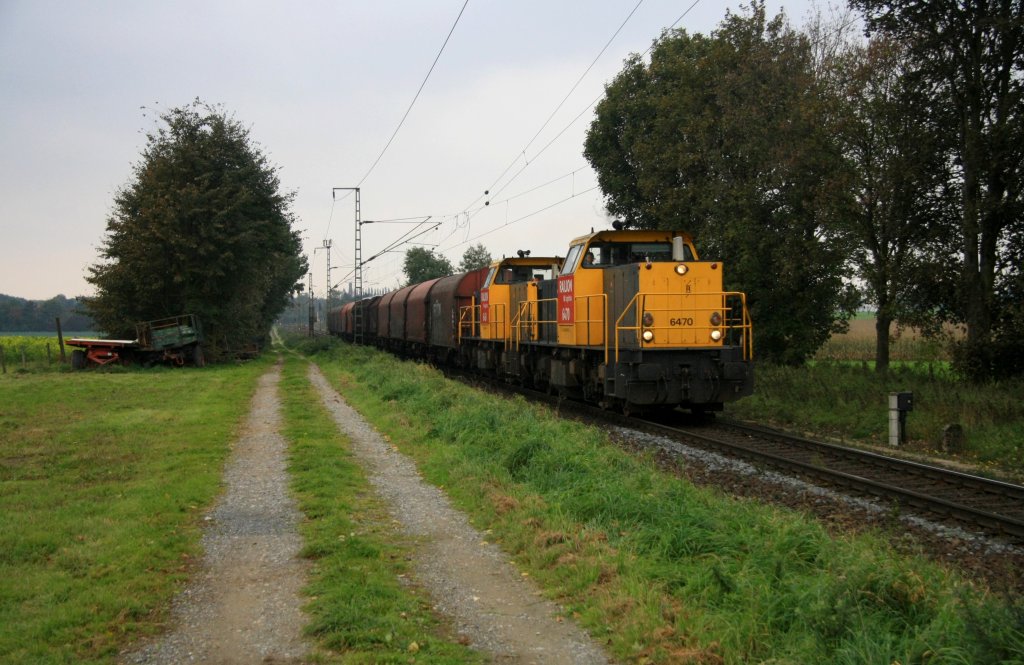 6470 und 6461 am 17.10.10 in Boisheim.