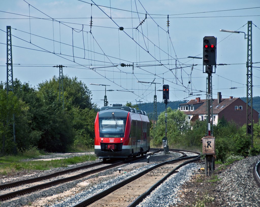 648 322  als RB nach Frth Hbf am 07.08.2010 beim Bahnbilder-Treffen in Nrnberg.