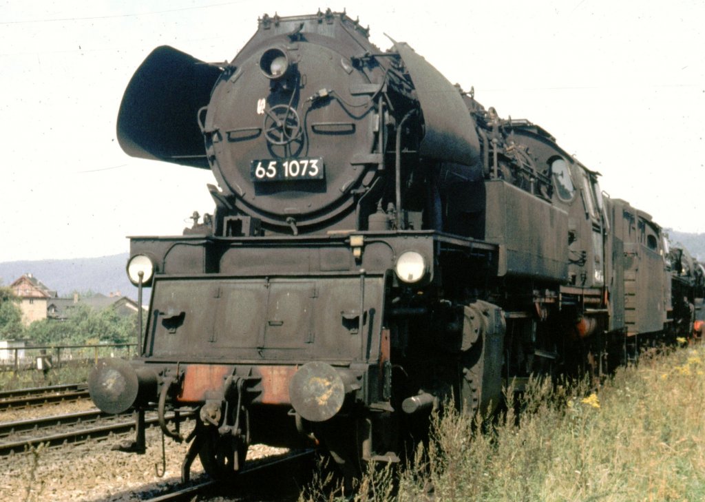 65 1073 Saalfeld, Sept.1978. Am Ende, wie dieses Jahr; GUTEN RUTSCH an alle !