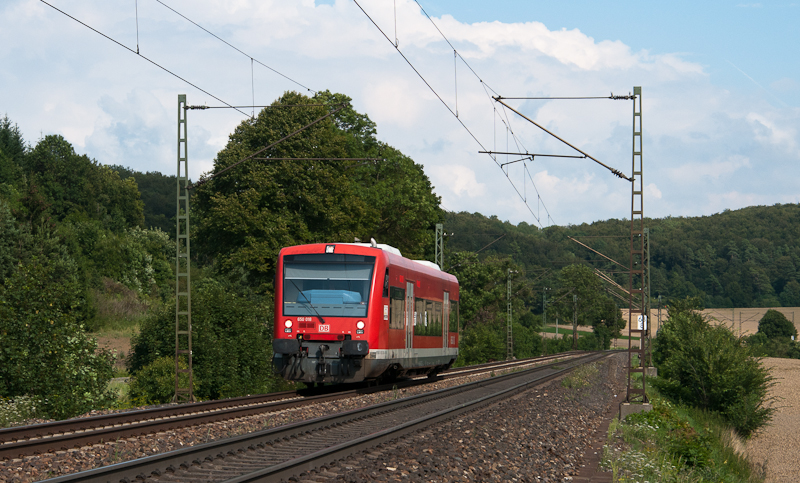 650 018 am 28. Juli 2011 auf Werkstattfahrt bei Amstetten.