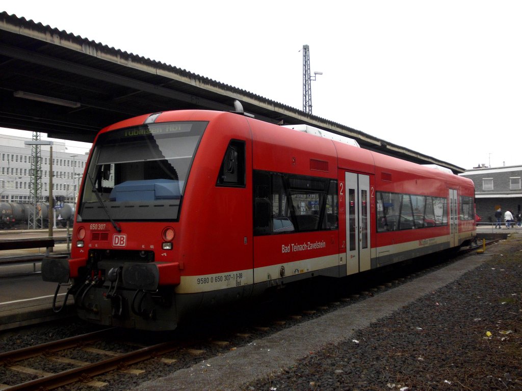 650 307 am 30.03.2013 in Pforzheim.