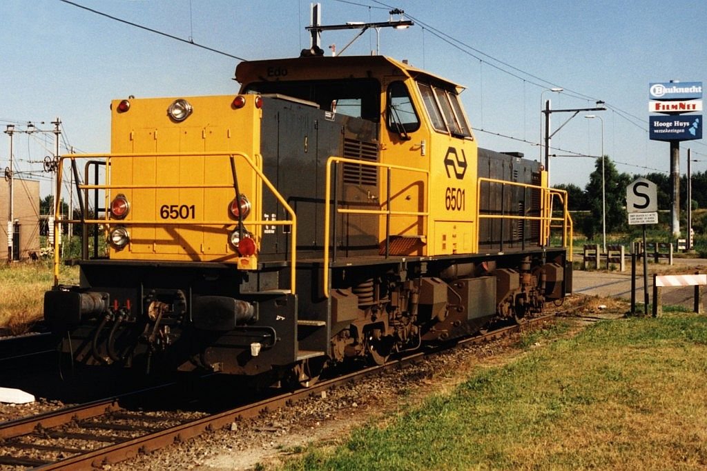 6501 in Amsterdam-Westhaven am 5-8-1995. Bild und scan: Date Jan de Vries.
