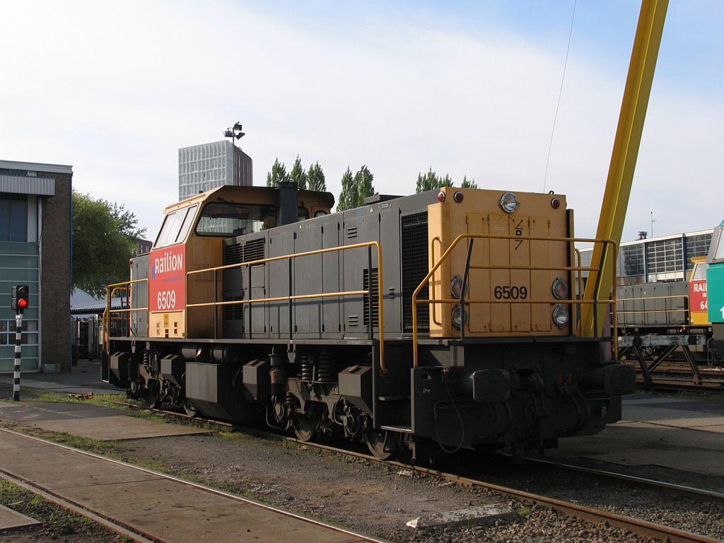 6509 auf Bahnbetriebswerke Rotterdam Feijenoord am 6-5-2010.