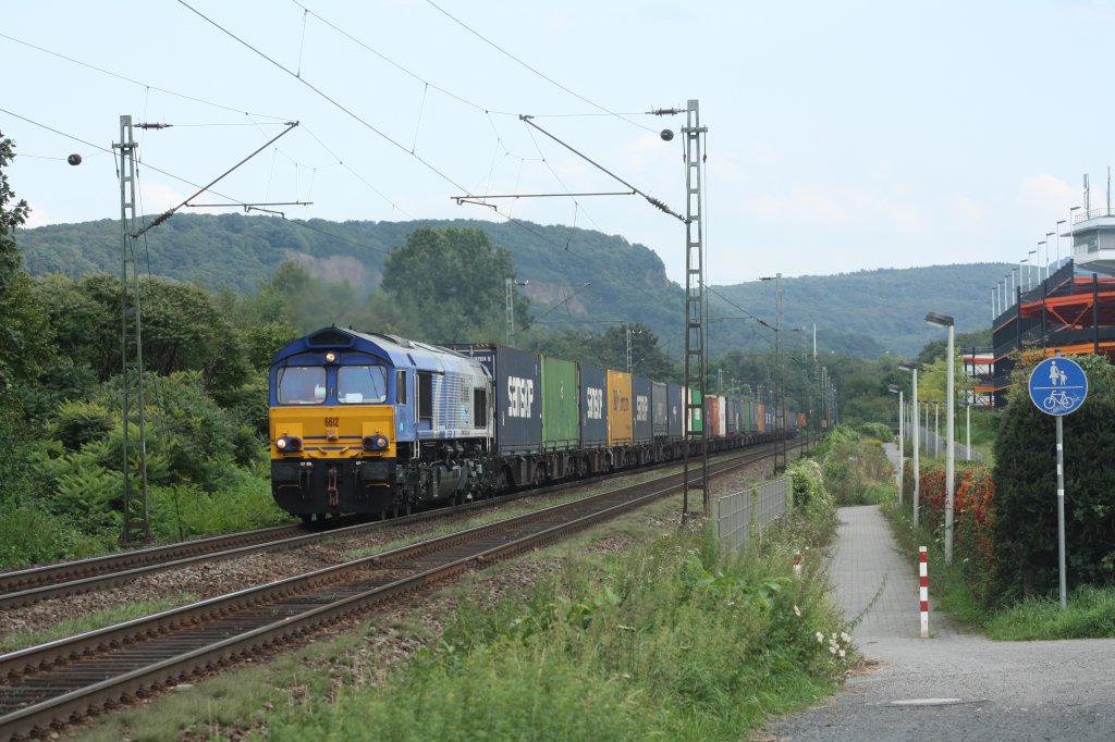 6612 der ERS Rail fuhr am 25.08.11 durch Bonn Limperich.