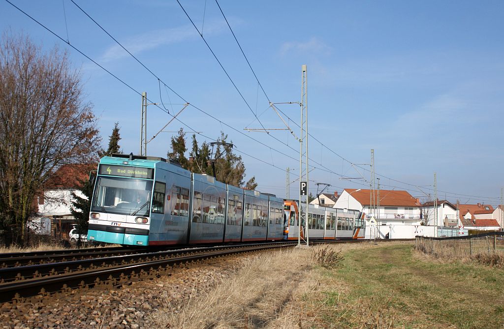 6MGT Doppeltraktion nach Bad Drkheim am 07.02.11 in Maxdorf. 