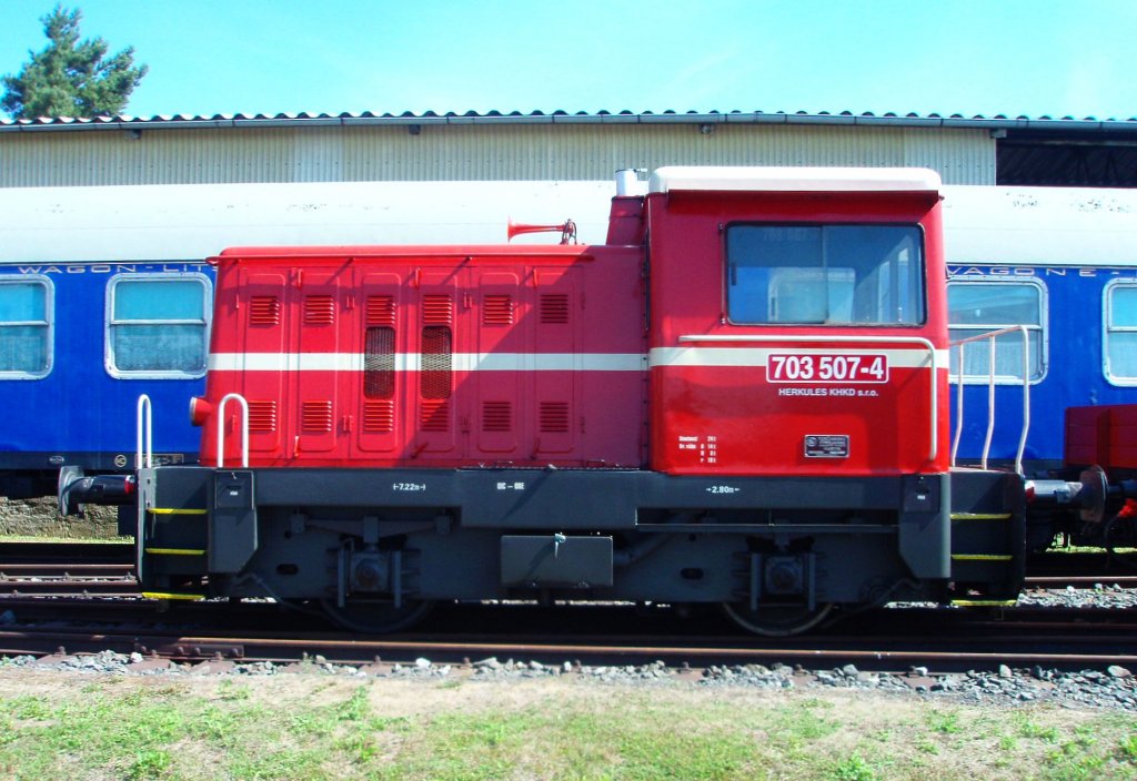 703.507-4(T 212.1507) - Eisenbahnmuseum Kolesovka - Knezeves. 2012:08:18