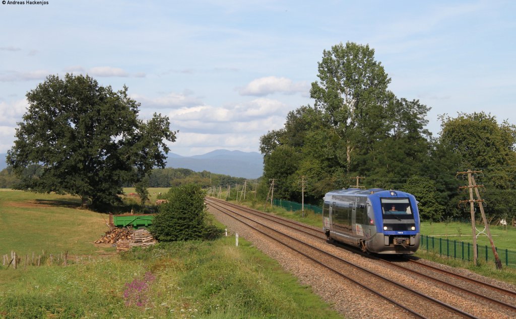 73612 als TER 94550 (Belfort-Vesoul) bei Amblans-et-Velotte 16.8.12