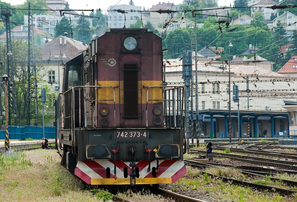742 373, am 22.05.2010 am Hauptbahnhof in Bratislava.