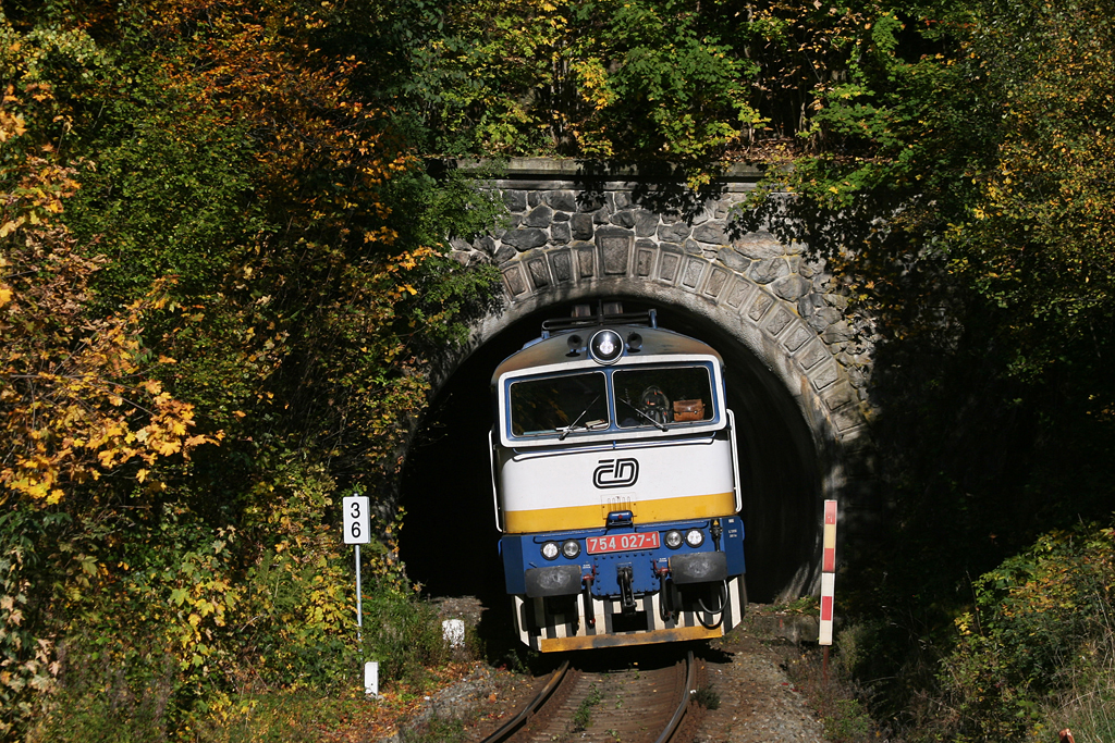 754 027 am 10.10.10 bei Bhmisch Eisenstein. 