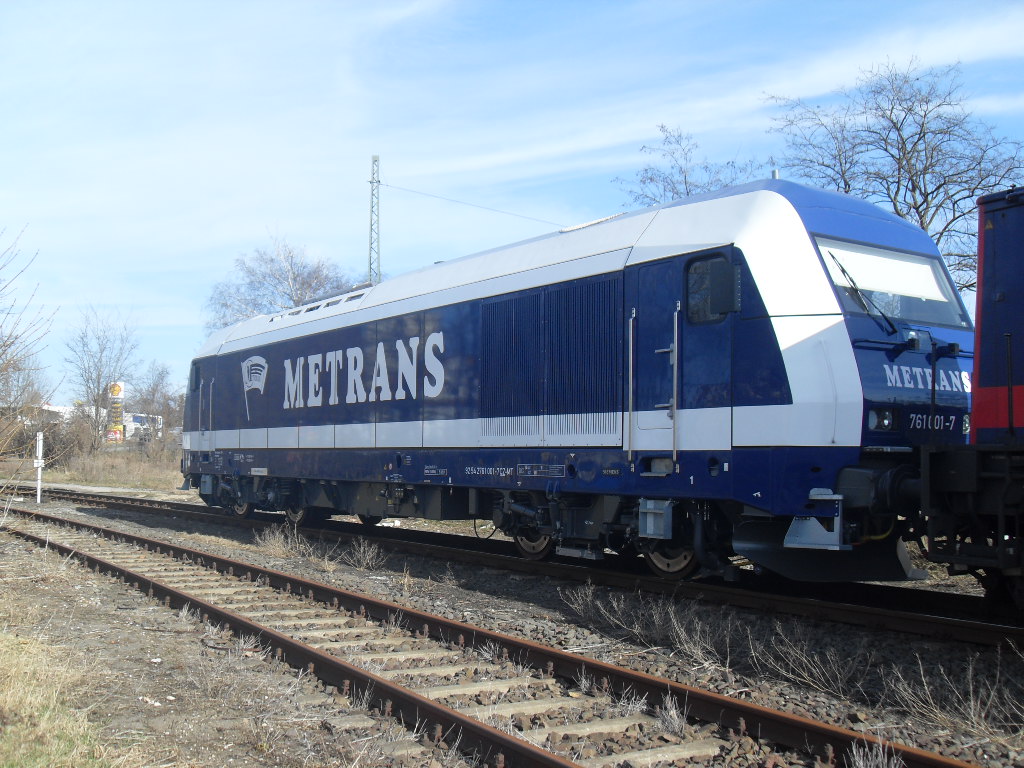 761 001 war am 23.03.2011 in Stendal.
92 54 2761 001-7 CZ-MT