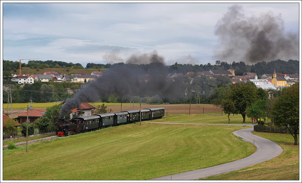 764 007 anlsslich der IGE-Eisenbahn Romantik sterreich Rundfahrt am 24.8.2012 aufgenommen in Neuzeug.