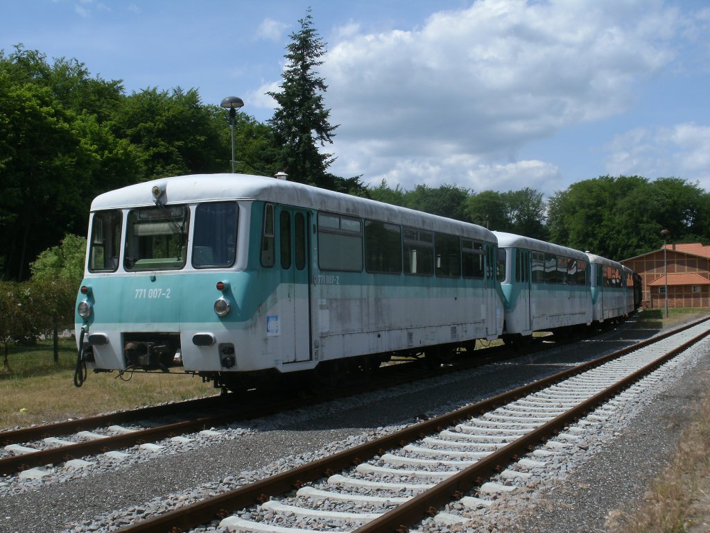 771 007,771 065,971 605 und 971 669 am 23.Juni 2012 in Heringsdorf.