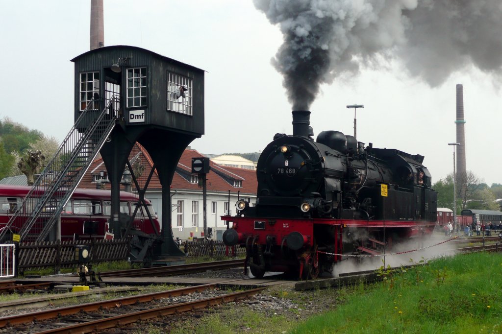 78 468 im Eisenbahnmuseum Bochum Dahlhausen, September 2009.