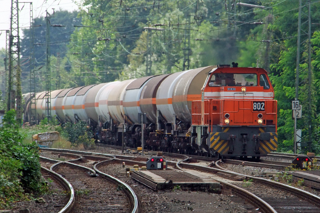 802 der RBH bei der Durchfahrt in Recklinghausen 21.8.2010