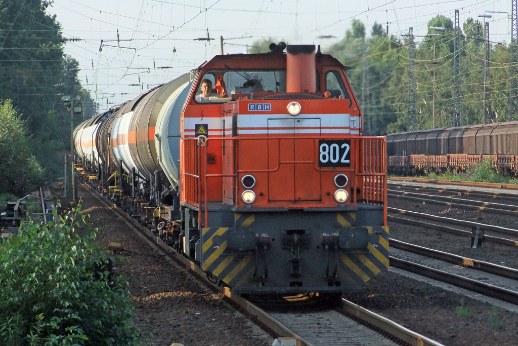 802 der RBH in Recklinghausen-Sd 20.8.2010