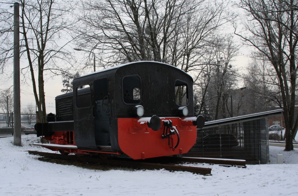 8.12.2012 Eberswalde, Ardelt Werkslok (Diesel) auf dem Gelnde der ehem. Kranwerke