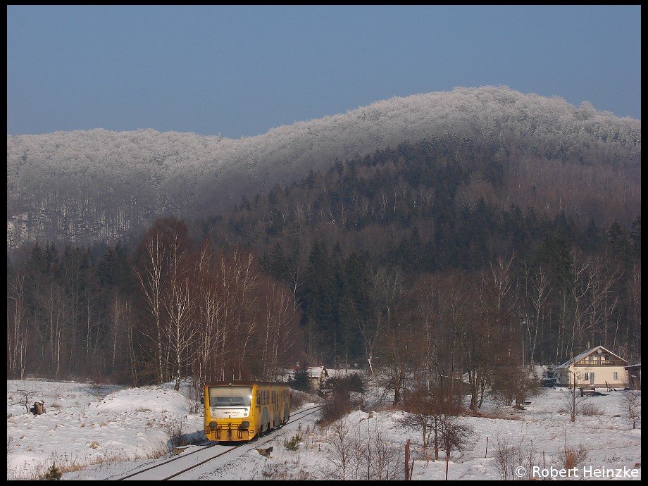 814 211-9 als OS nach Liberec in Oldrichov v Hajich am 23.01.2010