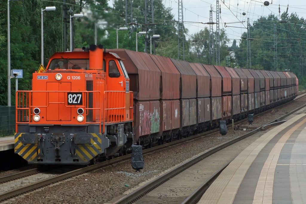 827 der RBH in Recklinghausen-Sd 25.8.2010