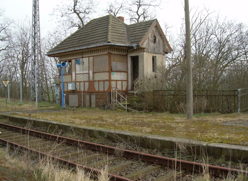8.3.2008 Gterglck. Altes Stw der Kanonenbahn, Berlin - Blankenheimer bzw. Wetzlarer Bahn.