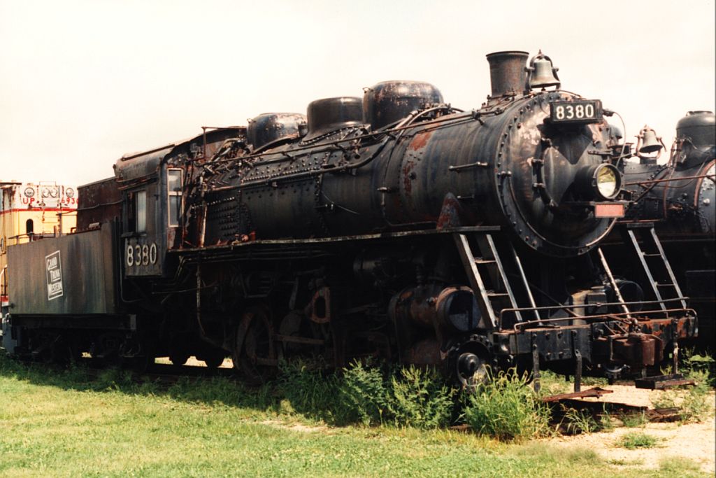 8380 in Eisenbahnmuseum Union am 21-8-1993. Bild und scan: Date Jan de Vries.